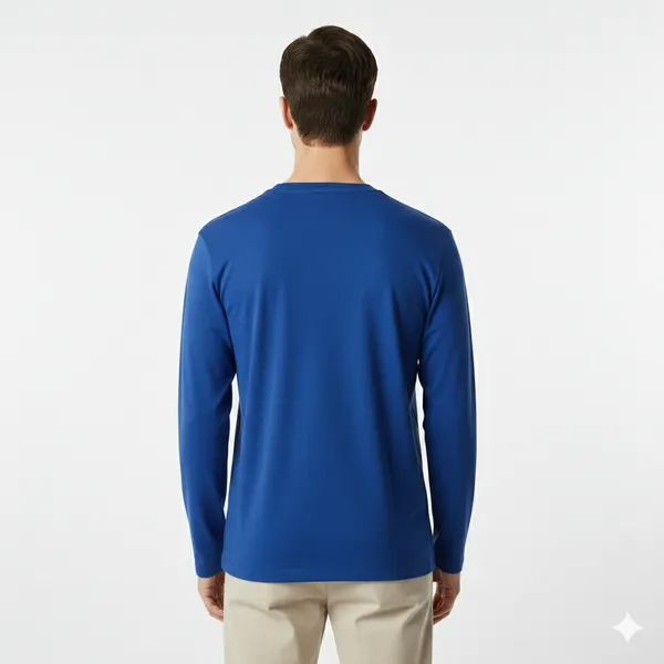 Royal_Blue_Cotton_Loose_Fit_Full_Sleeves_Round_Neck_T_Shirt_For_Men