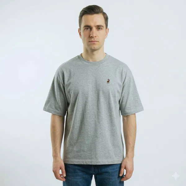 Grey_Cotton_Oversized_Heavyweight_Ribbed_Crewneck_Straight_T_Shirt_For_Men