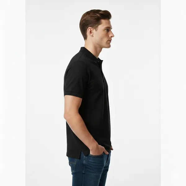 Black_Cotton_Slim_Fit_Polo_Shirt_For_Men