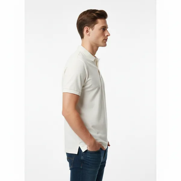 Off_White_Cotton_Slim_Fit_Polo_Shirt_For_Men