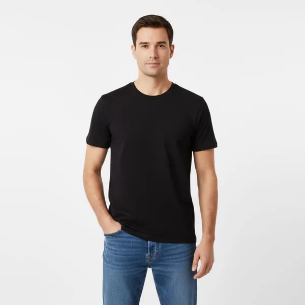 Black_Cotton_Regular_Fit_T_Shirt_For_Men