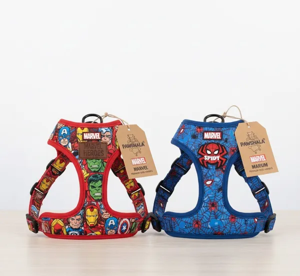 Pawshala_Premium_Dog_Harness_-_Disney_Princess_&_Marvel_Character_Design