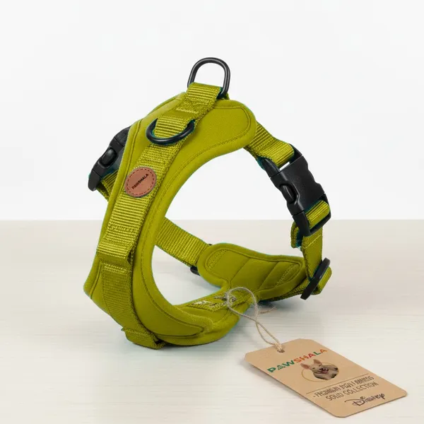 Paw_Planet_Nylon_Dog_Harness_With_Adjustable_Straps_-_Olive_Green