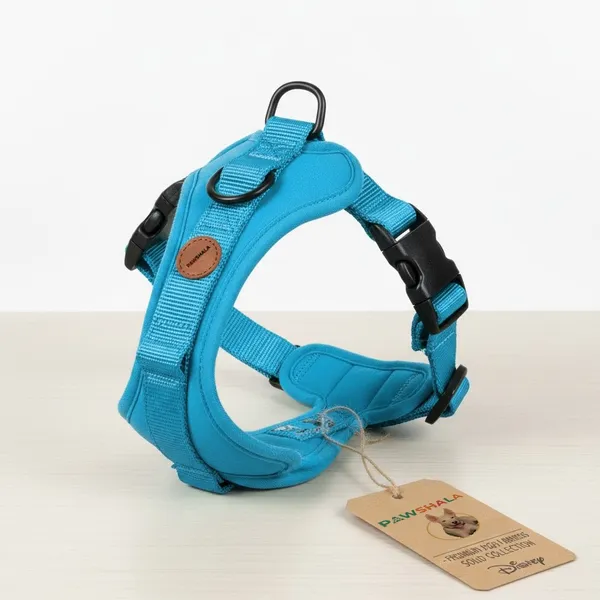 Light_Blue_Dog_Harness_With_Adjustable_Straps_And_D-Ring