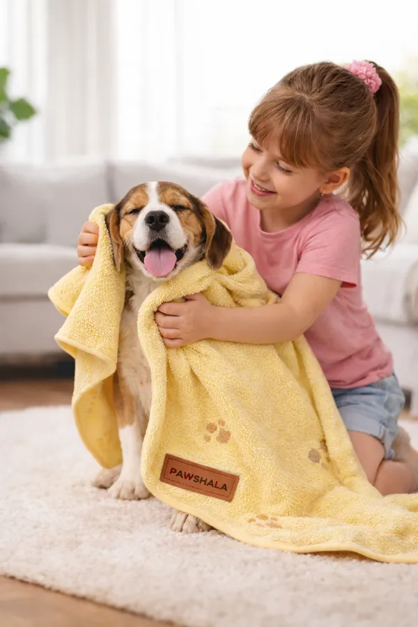Pawshala_Bamboo_Puppy_Towel_-_Extra_Absorbent_&_Ultra_Soft_Pet_Towel_(Yellow)