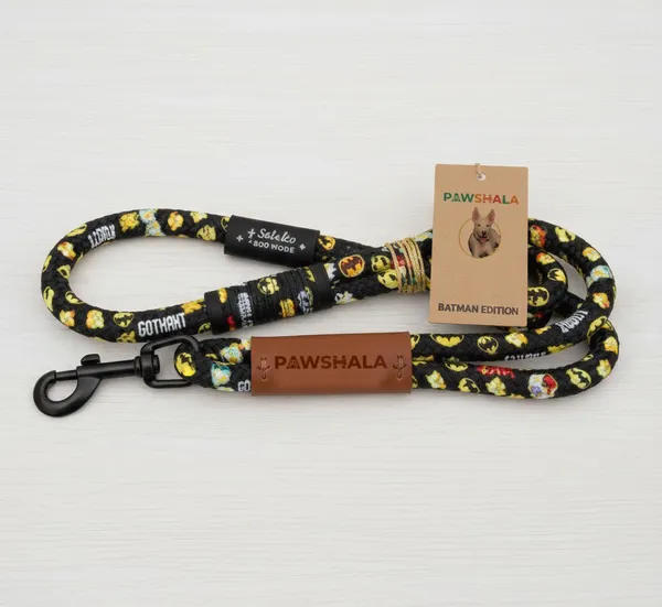 Pawshala_Batman_Edition_Dog_Leash