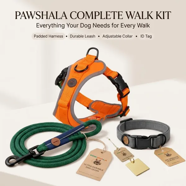 Complete_Walk_Kit_-_Padded_Harness,_Durable_leash,_Adjustable_collar,_ID_tag