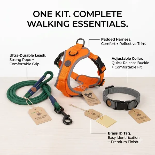 Complete_Walk_Kit_-_Padded_Harness,_Durable_leash,_Adjustable_collar,_ID_tag