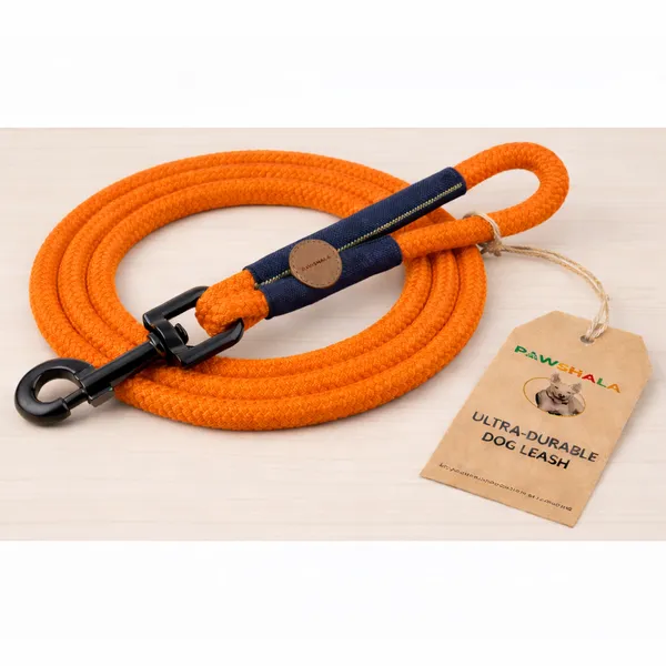 Ultra_Durable_Rope_Dog_Leash_With_Padded_Handle_-_Orange_&_Navy_Blue