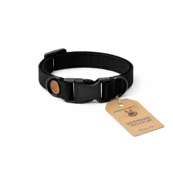 Premium_Black_Nylon_Dog_Collar_With_Quick-Release_Buckle