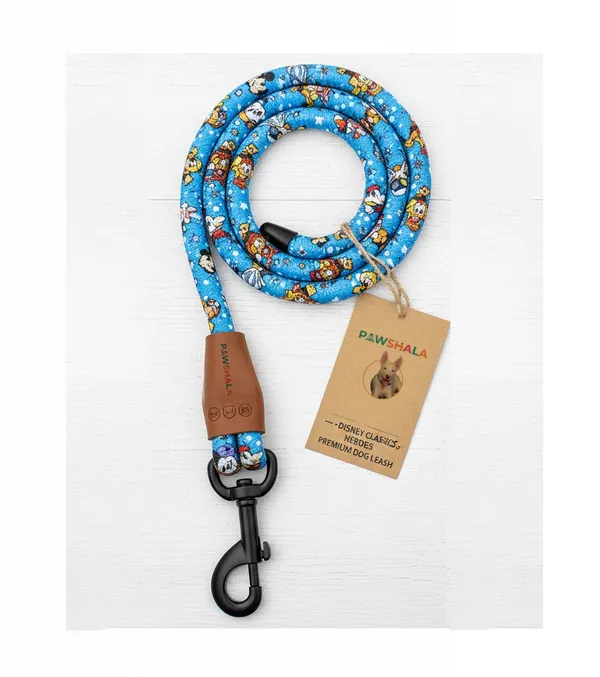 Disney_Classics_Premium_Dog_Leash_-_Blue_With_Character_Print