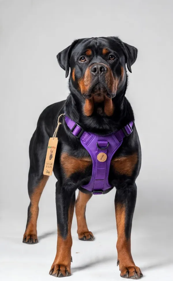 Purple_Dog_Harness_With_Adjustable_Straps_And_D-Ring