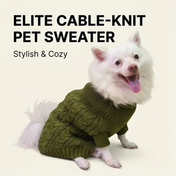 Pawshala_Luxe_Sweater_-_Green