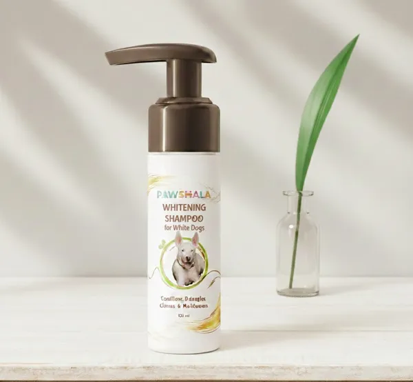 Pawshala_Whitening_Shampoo_For_White_Dogs_With_Blueberry_&_Chamomile_Extract