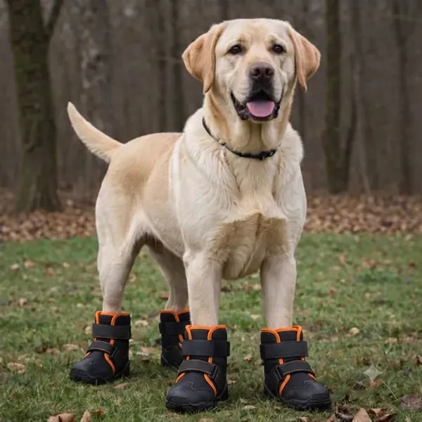 Pawshala_All-Weather_Dog_Boots-Black
