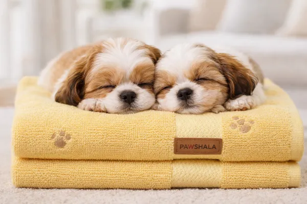 Pawshala_Bamboo_Puppy_Towel_-_Extra_Absorbent_&_Ultra_Soft_Pet_Towel_(Yellow)