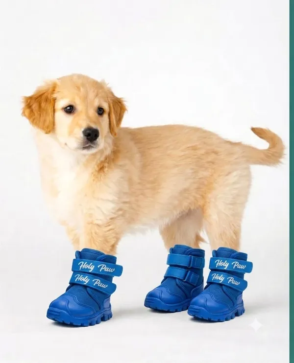 Pawshala_All-Weather_Dog_Boots-Blue