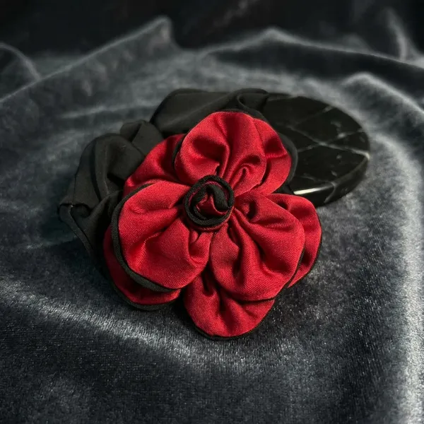 Red_Satin_Rose_Scrunchie_Pack_Of_2