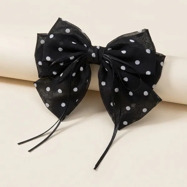 Polka_Dot_Bow_Hair_Clip_Pack_Of_1