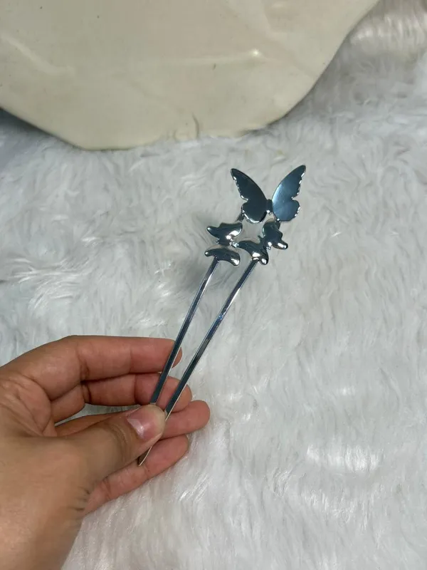 Silver_Butterfly_Hair_Stick_Pack_Of_2