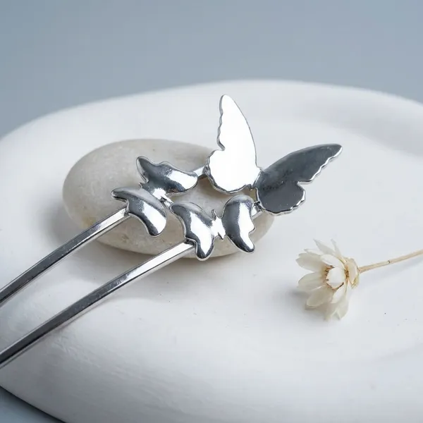 Silver_Butterfly_Hair_Stick_Pack_Of_2