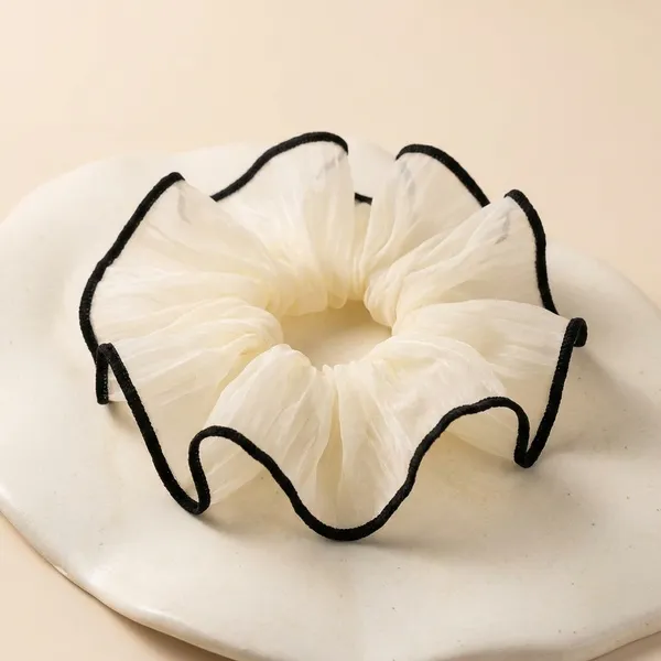 White_Organza_Halo_Scrunchie_Pack_Of_2