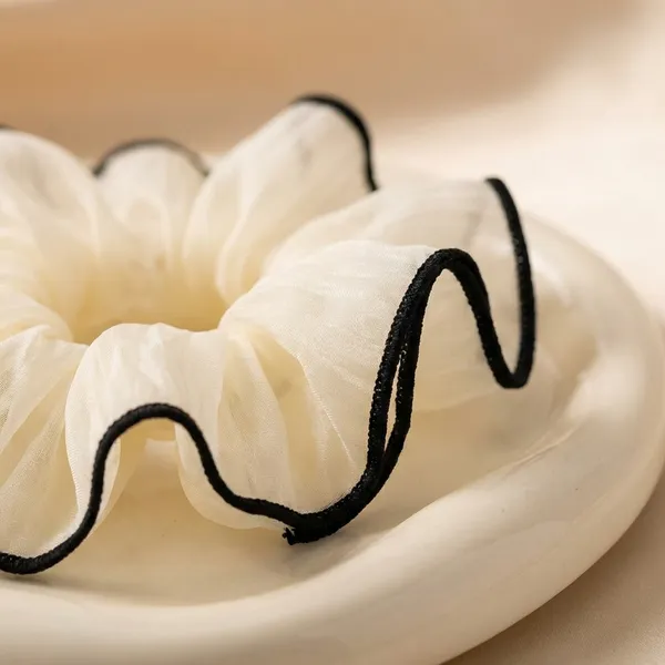 White_Organza_Halo_Scrunchie_Pack_Of_2