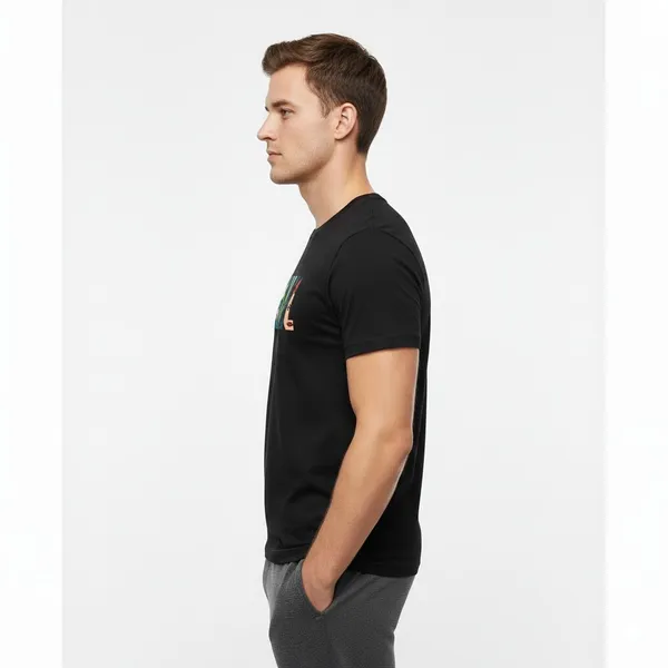 Black_Pure_Cotton_Round_Neck_Half_Sleeve_T_Shirt_For_Men