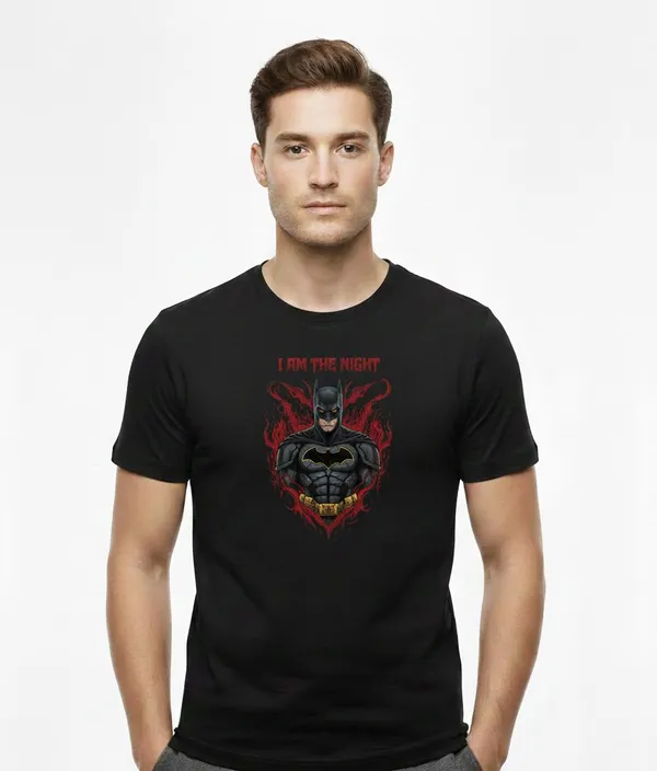 Black_Pure_Cotton_Round_Neck_Half_Sleeve_T_Shirt_For_Men
