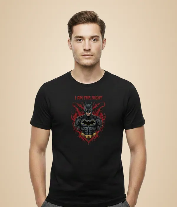 Black_Pure_Cotton_Round_Neck_Half_Sleeve_T_Shirt_For_Men