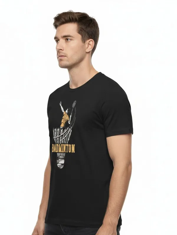 Black_Pure_Cotton_Round_Neck_Half_Sleeve_T_Shirt_For_Men