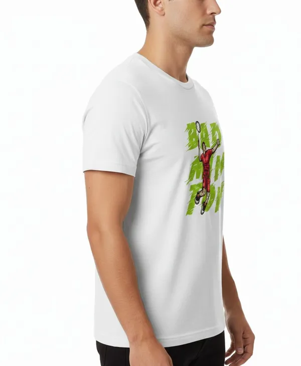 White_Pure_Cotton_Round_Neck_Half_Sleeve_T_Shirt_For_Men