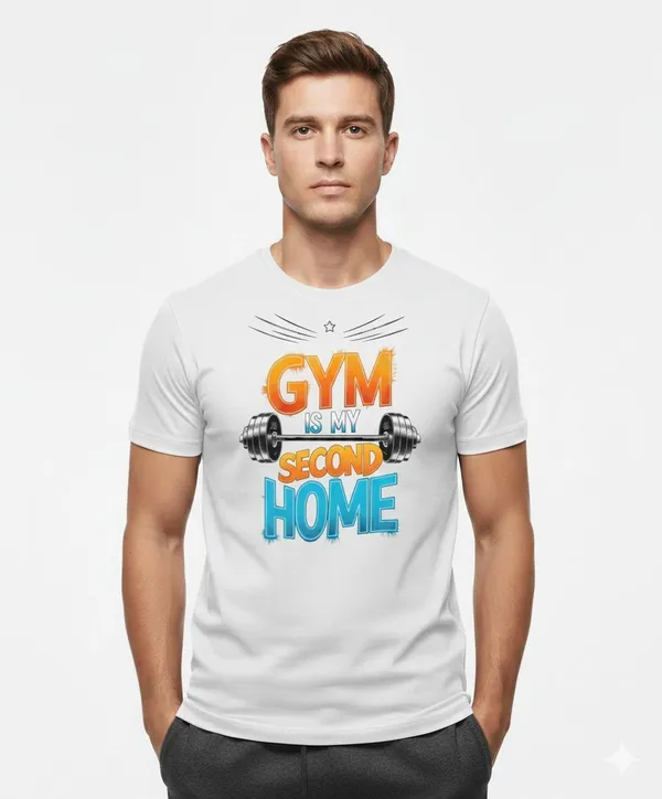 White_Pure_Cotton_Round_Neck_Half_Sleeve_T_Shirt_For_Men