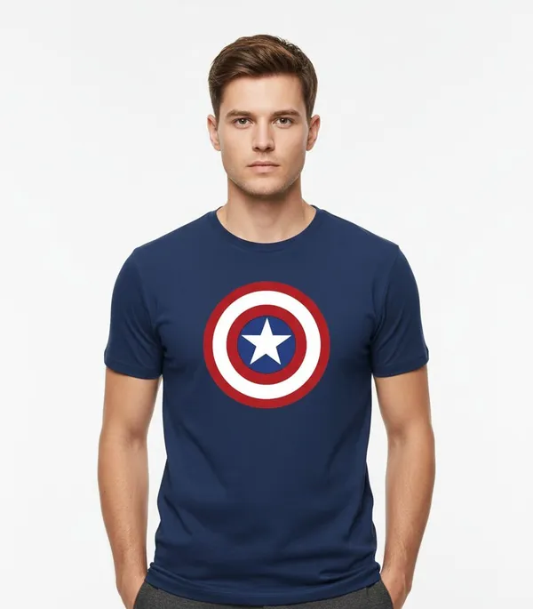 Navy_Blue_Pure_Cotton_Round_Neck_Half_Sleeve_T_Shirt_For_Men
