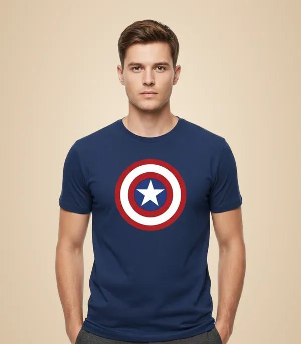 Navy_Blue_Pure_Cotton_Round_Neck_Half_Sleeve_T_Shirt_For_Men
