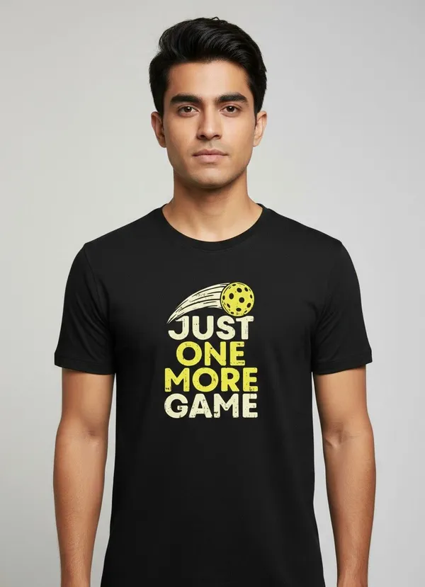 Black_Premium_Quality_Printed_Just_One_More_Game_Round_Neck_Tshirt