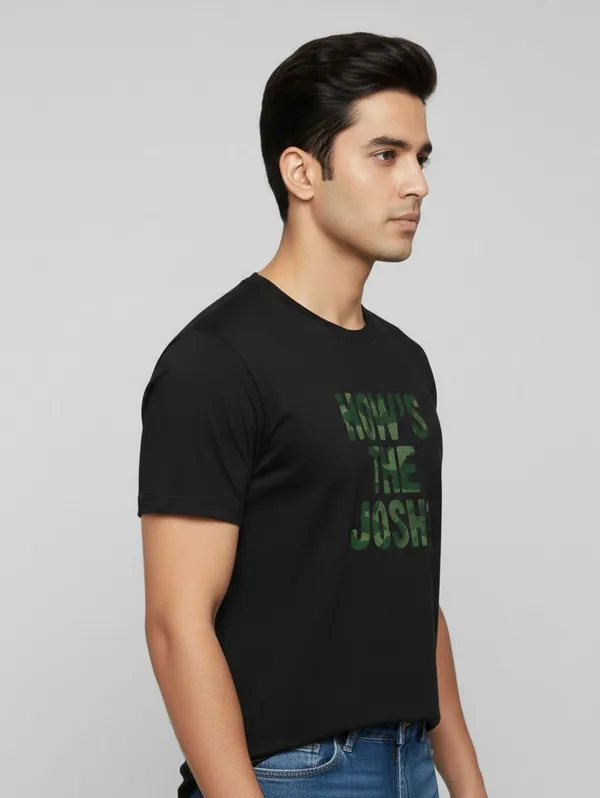 Black_Pure_Cotton_Round_Neck_Half_Sleeve_T_Shirt_For_Men