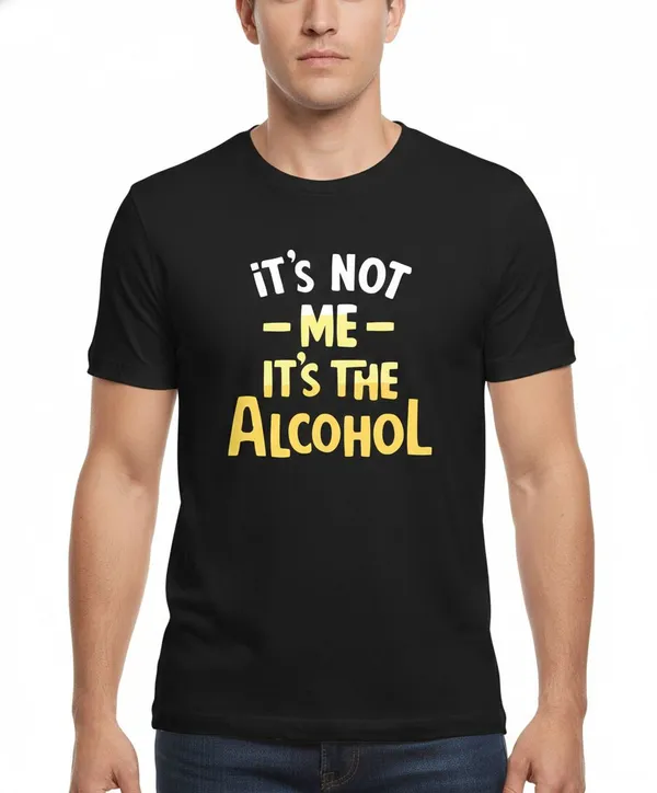 Black_Pure_Cotton_Round_Neck_Half_Sleeve_T_Shirt_For_Men