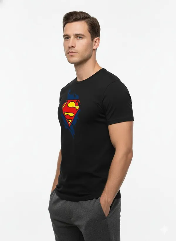 Black_Pure_Cotton_Round_Neck_Half_Sleeve_T_Shirt_For_Men