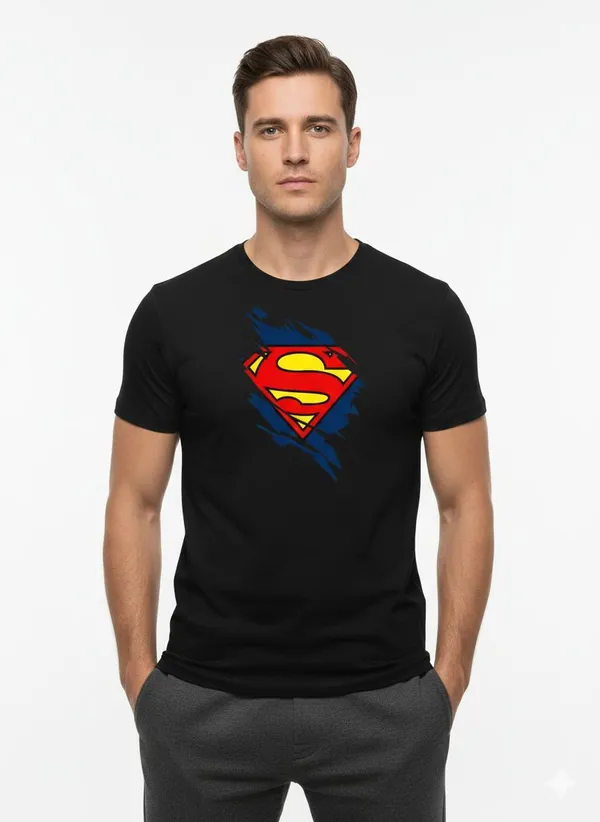 Black_Pure_Cotton_Round_Neck_Half_Sleeve_T_Shirt_For_Men