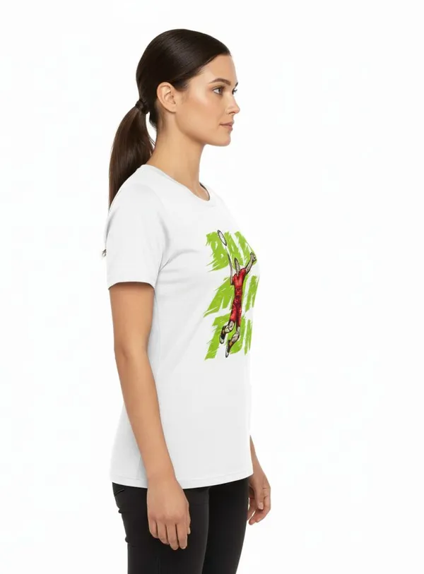 White_Pure_Cotton_Round_Neck_Half_Sleeve_T_Shirt_For_Women