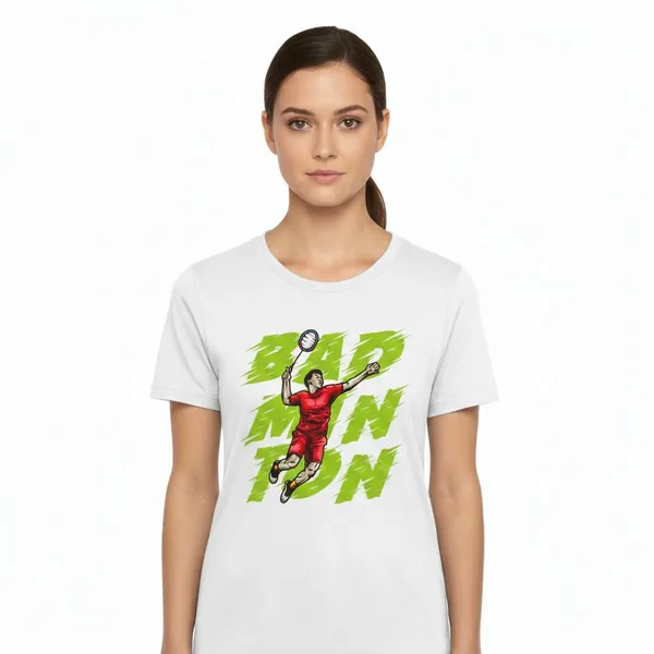 White_Pure_Cotton_Round_Neck_Half_Sleeve_T_Shirt_For_Women