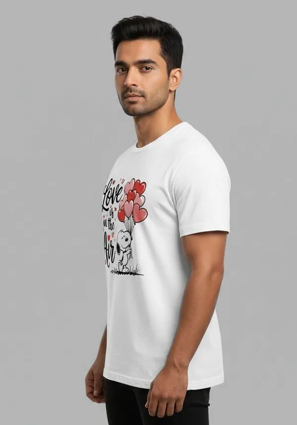 White_Pure_Cotton_Round_Neck_Half_Sleeve_T_Shirt_For_Men