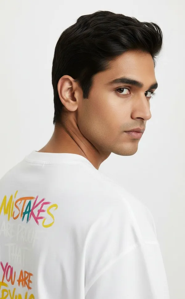 White_Pure_Cotton_Round_Neck_Short_Sleeve_T_Shirt_For_Men