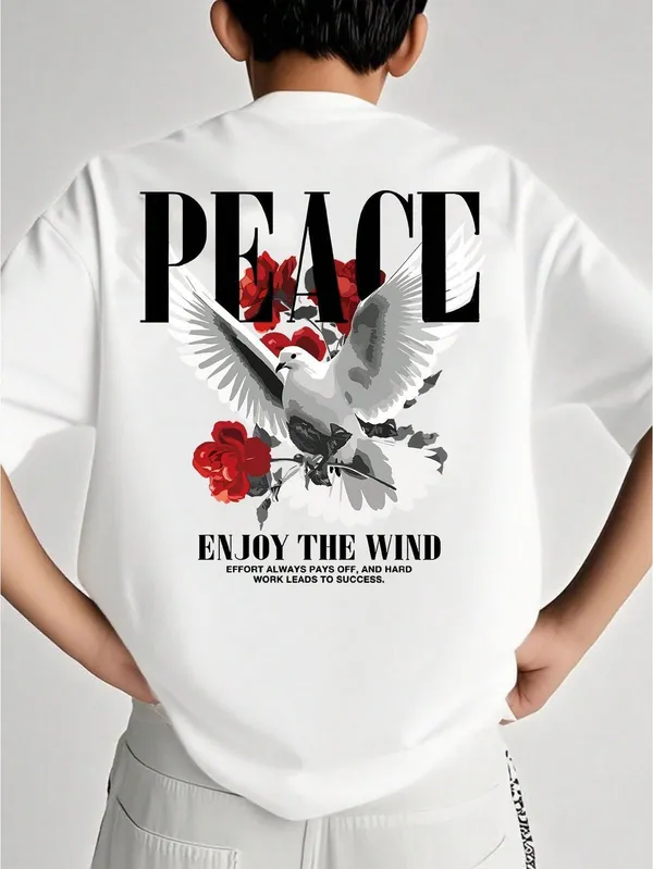 White_Pure_Cotton_Round_Neck_Short_Sleeve_T_Shirt_For_Men