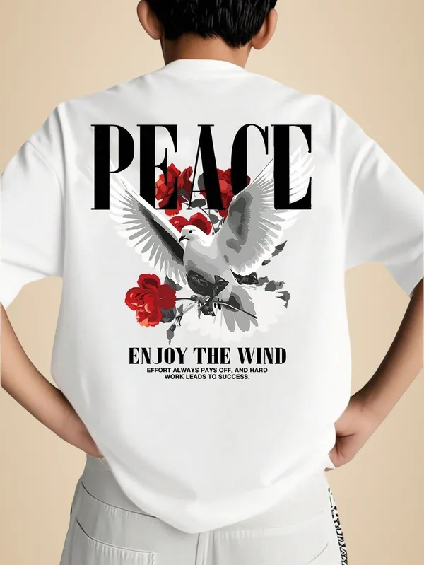 White_Pure_Cotton_Round_Neck_Short_Sleeve_T_Shirt_For_Men