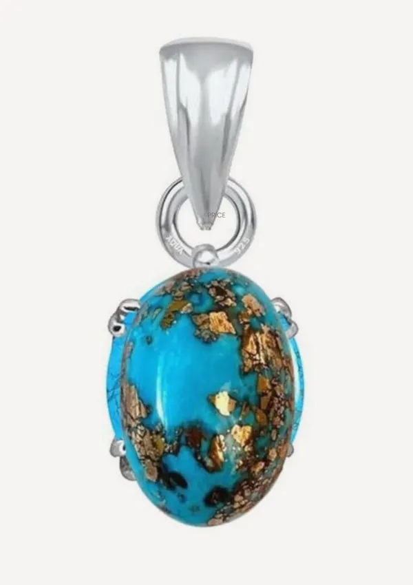 Sterling_Silver_Natural_Turquoise_Stone_Pendant