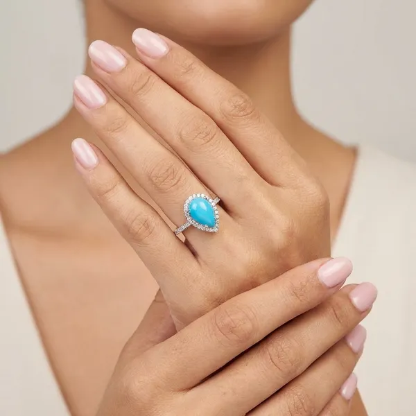 Turquoise_Teardrop_Halo_Ring_Sterling_Silver_With_Crystal_Accents