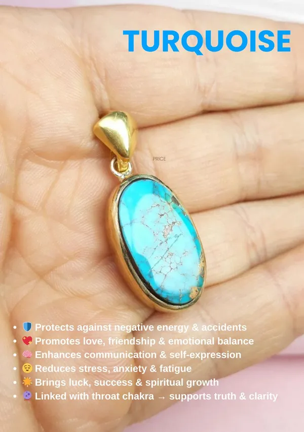 Natural_Turquoise_Stone_Pendant_With_Gold_Toned_Setting