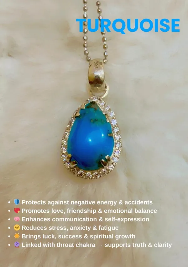 Turquoise_Stone_Pendant_Necklace_With_Diamond_Halo